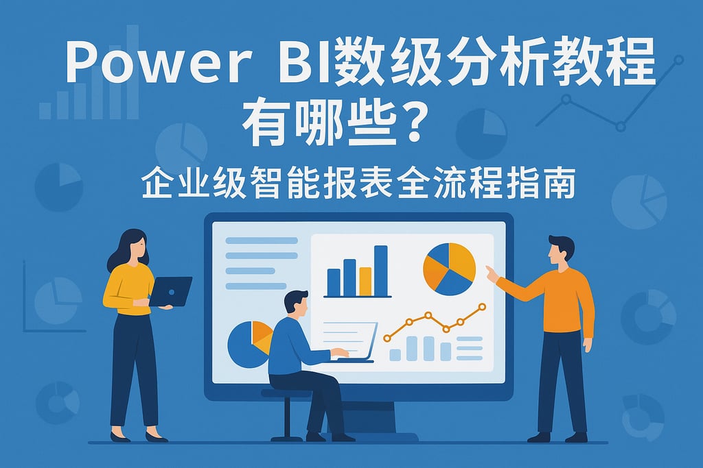 Power BI数据分析教程有哪些？企业级智能报表全流程指南